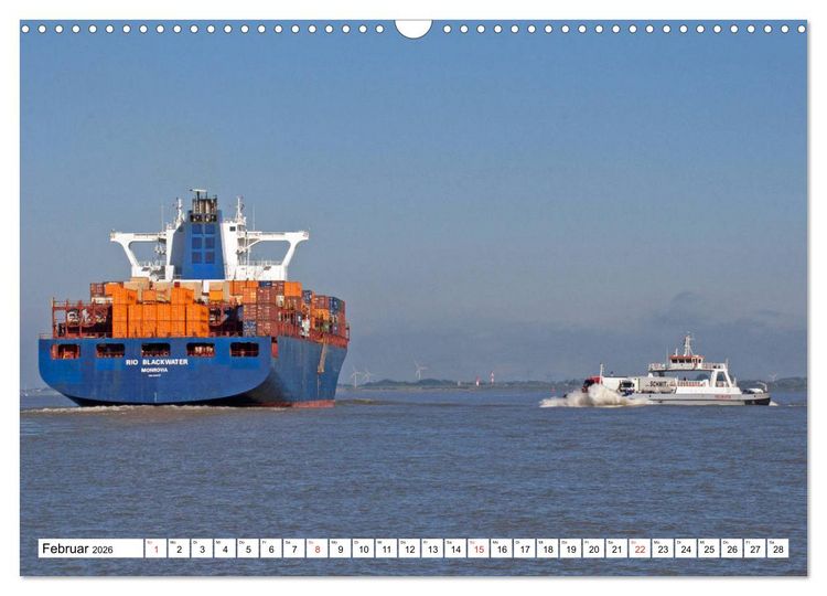 Produktbild: Die Nordsee zwischen Stade und Pellworm (Wandkalender 2026 DIN A3 quer), CALVENDO Monatskalender