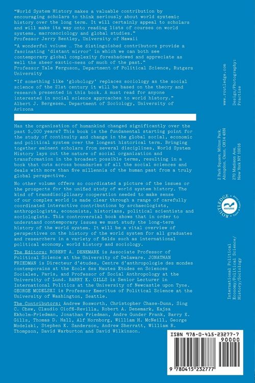 Produktbild: World System History