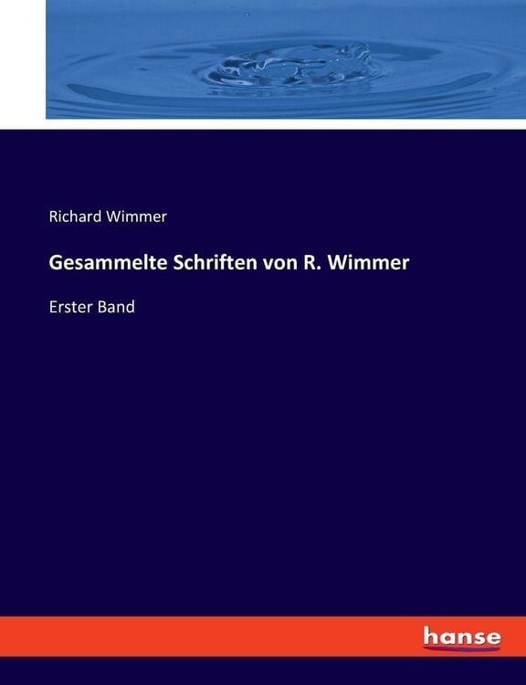 Produktbild: Gesammelte Schriften von R. Wimmer