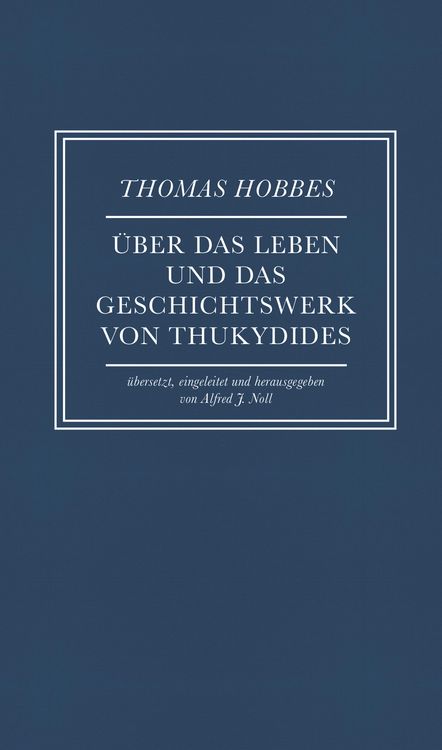 Produktbild: &Uuml;ber das Leben und das Geschichtswerk von Thukydides