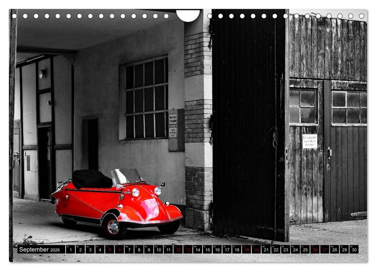 Produktbild: Historische Kleinwagen Made in Germany ART GALERIE (Wandkalender 2026 DIN A4 quer), CALVENDO Monatskalender