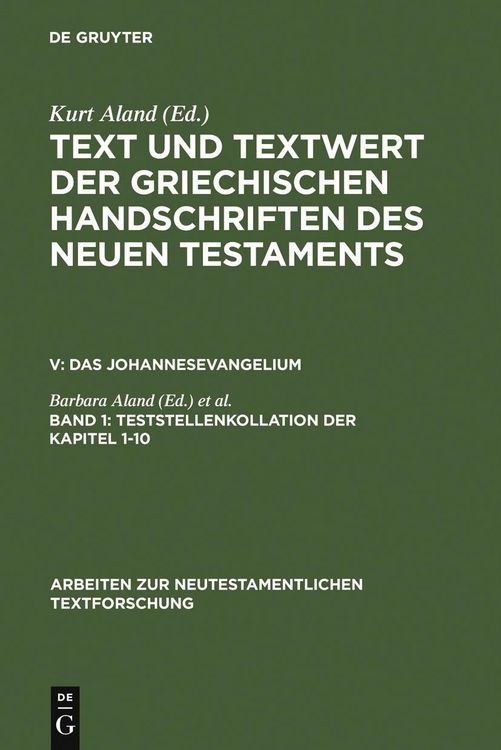 Produktbild: 1. Teststellenkollation der Kapitel 1-10