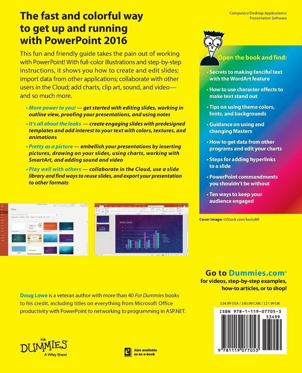 Produktbild: PowerPoint 2016 For Dummies