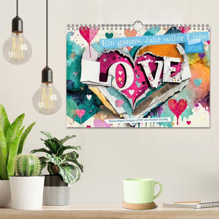 Produktbild: Ein ganzes Jahr voller Liebe (Wandkalender 2026 DIN A4 quer), CALVENDO Monatskalender