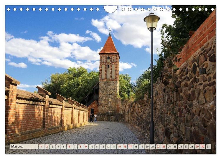Produktbild: J&uuml;terbog &ndash; Backsteingotik und Wehrt&uuml;rme (Wandkalender 2027 DIN A4 quer), CALVENDO Monatskalender