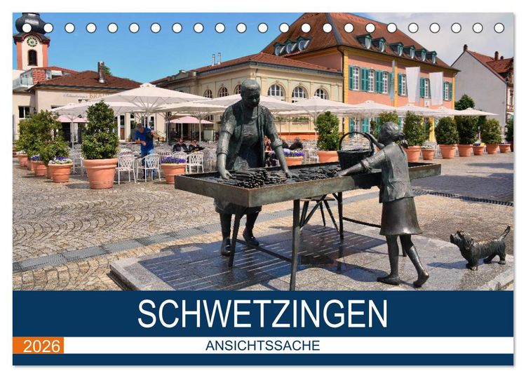 Produktbild: Schwetzingen - Ansichtssache (Tischkalender 2026 DIN A5 quer), CALVENDO Monatskalender