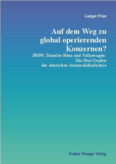 Produktbild: Auf dem Weg zu global operierenden Konzernen?