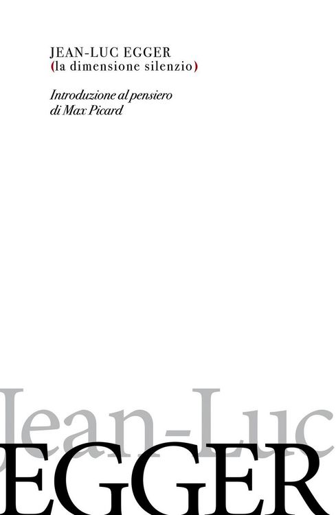 Produktbild: La dimensione silenzio. Introduzione al pensiero di Max Picard