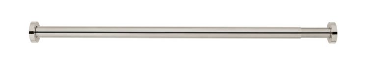 Produktbild: Teleskop-Duschstange Mod. Luz 70 - 115 cm, Chrom, ausziehbare Duschvorhangstange aus rostfreiem