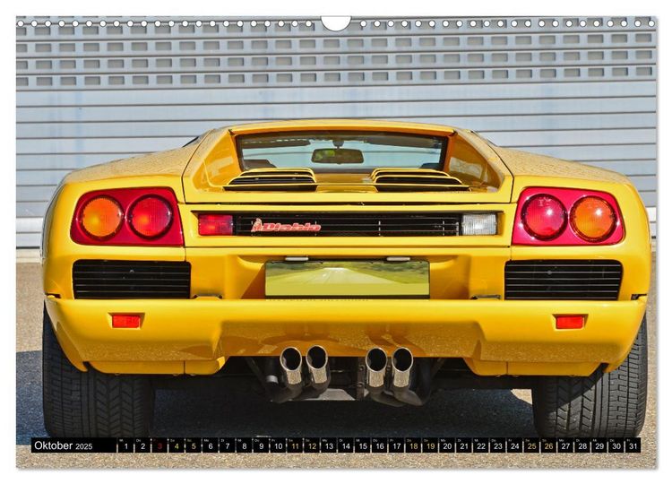 Produktbild: Der Teufel tr&auml;gt Gelb - Lamborghini Diablo (Wandkalender 2025 DIN A3 quer), CALVENDO Monatskalender