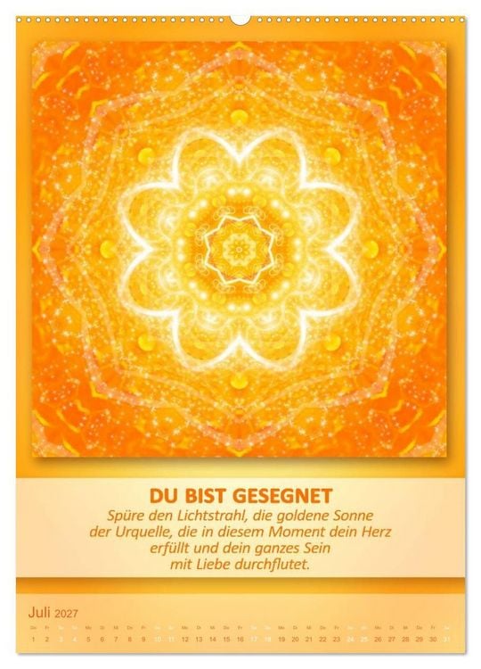 Produktbild: Light Energy Mandalas - Kalender - Vol. 2 (Wandkalender 2027 DIN A2 hoch), CALVENDO Monatskalender
