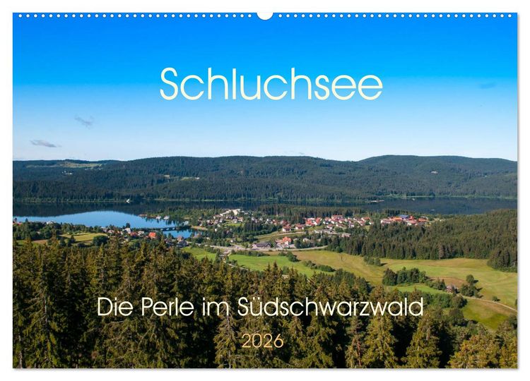 Produktbild: Schluchsee Naturpark S&uuml;dschwarzwald (Wandkalender 2026 DIN A2 quer), CALVENDO Monatskalender