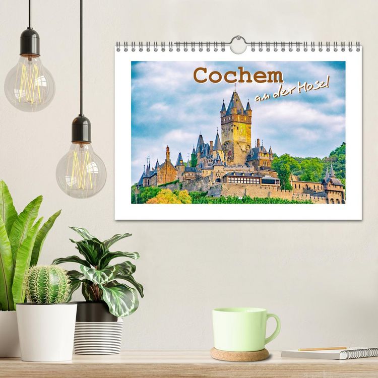 Produktbild: Cochem - an der Mosel (Wandkalender 2026 DIN A4 quer), CALVENDO Monatskalender