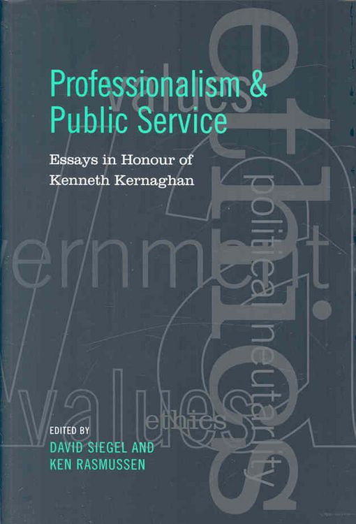 Produktbild: Professionalism and Public Service