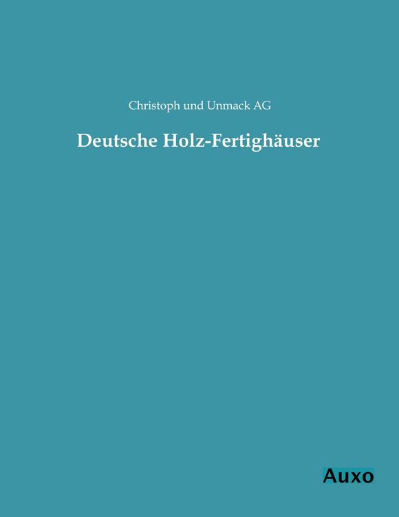 Produktbild: Deutsche Holz-Fertigh&auml;user