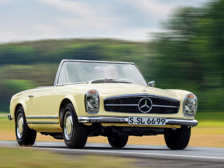 Produktbild: CALVENDO Puzzle Mercedes Benz 250 SL (1963) | 1000 Teile Lege-Gr&ouml;&szlig;e 64x48cm Foto-Puzzle f&uuml;r gl&uuml;ckliche Stunden
