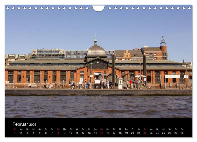 Produktbild: Hansestadt Hamburg (Wandkalender 2026 DIN A4 quer), CALVENDO Monatskalender