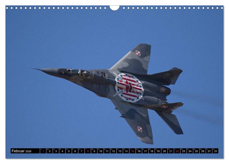 Produktbild: Augenblicke in der Luft: MiG-29 Fulcrum (Wandkalender 2026 DIN A3 quer), CALVENDO Monatskalender