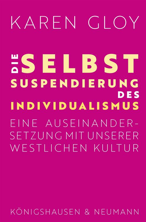 Produktbild: Die Selbstsuspendierung des Individualismus
