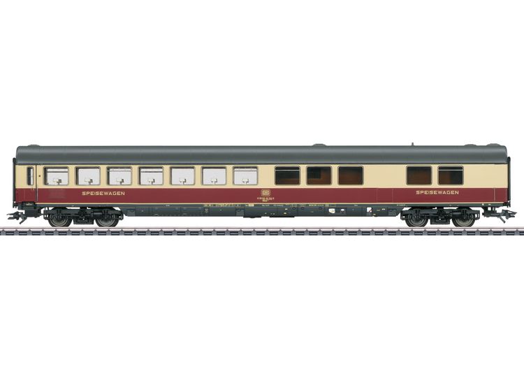 Produktbild: M&auml;rklin 43872 H0 Schnellzug-Speisewagen Purpurrot/Beige der DB WRmh 132 Speisewagen