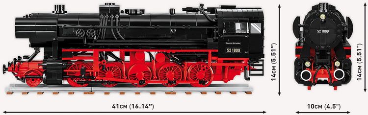 Set de Construit Locomotiva DR BR 52 Steam, 2505 piese
