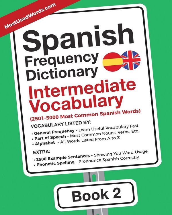Produktbild: Spanish Frequency Dictionary - Intermediate Vocabulary