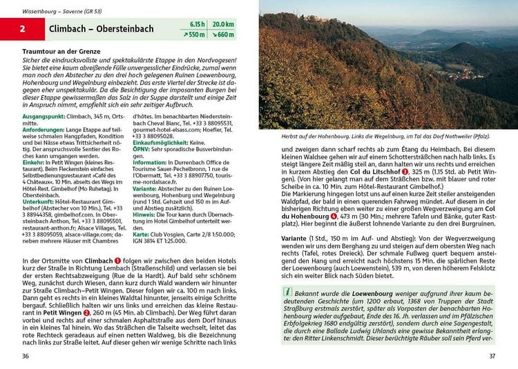 Produktbild: ROTHER Wanderf&uuml;hrer Vogesen-Durchquerung