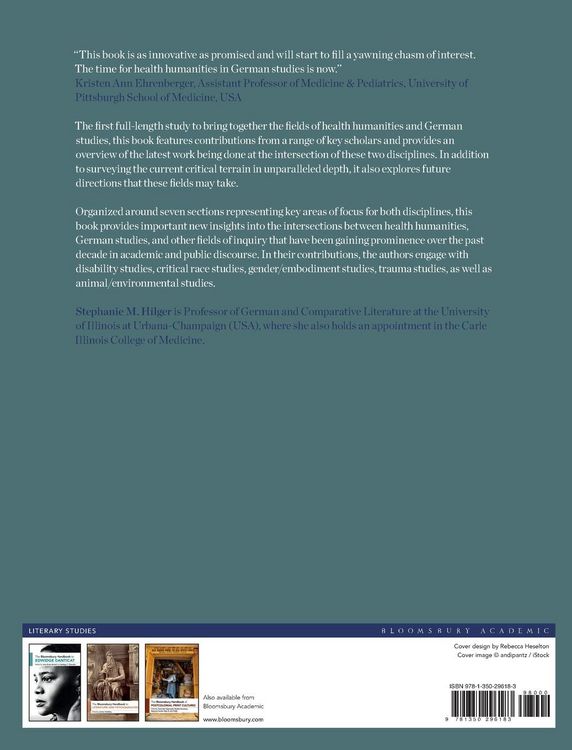 Produktbild: The Health Humanities in German Studies