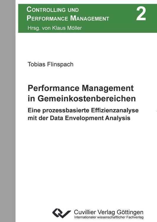 Produktbild: Performance Management in Gemeinkostenbereichen