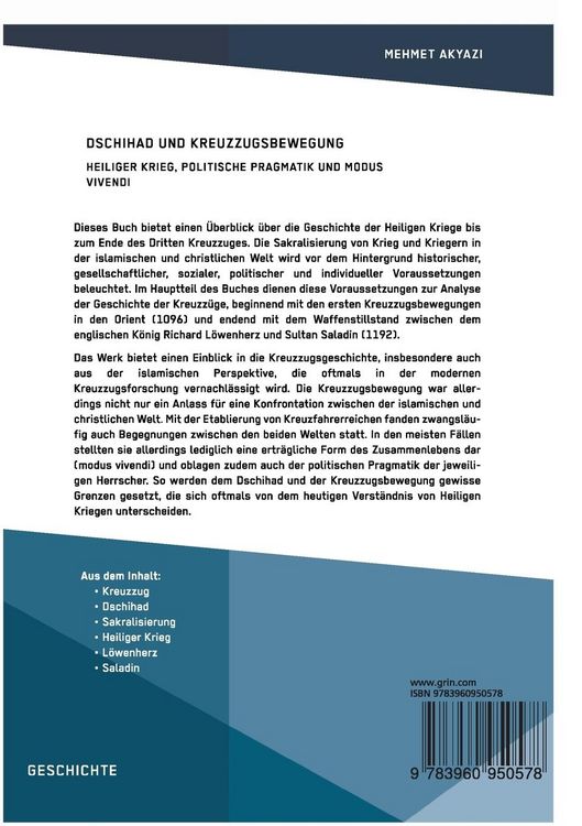 Produktbild: Dschihad und Kreuzzugsbewegung