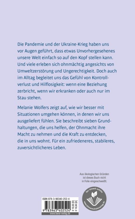 Produktbild: Nimm der Ohnmacht ihre Macht