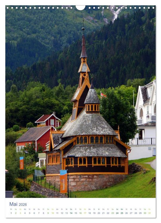 Produktbild: Norwegen - Unterwegs im Fjordland (Wandkalender 2026 DIN A3 hoch), CALVENDO Monatskalender