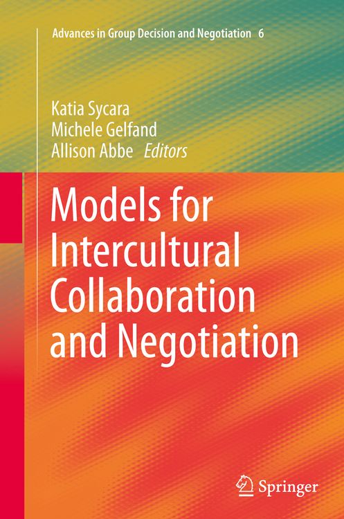 Produktbild: Models for Intercultural Collaboration and Negotiation