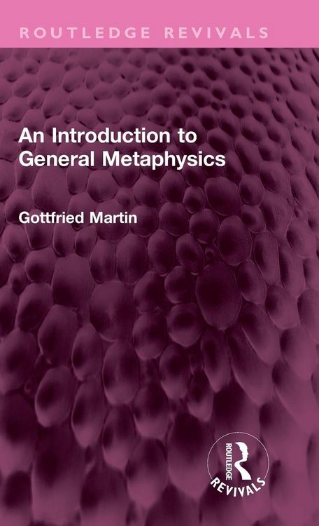 Produktbild: An Introduction to General Metaphysics