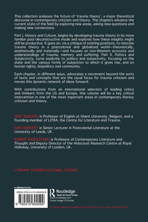 Produktbild: The Future of Trauma Theory