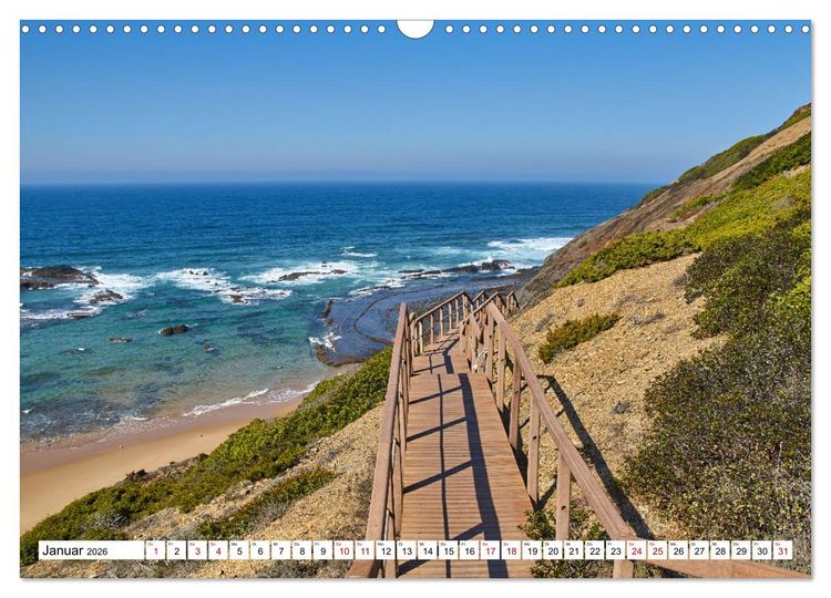 Produktbild: Algarve - Die wilde Westk&uuml;ste Costa Vicentina (Wandkalender 2026 DIN A3 quer), CALVENDO Monatskalender