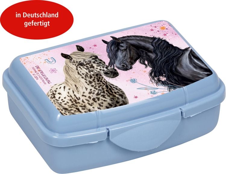 Produktbild: Mini-Snackbox - Pferdefreunde, hellblau