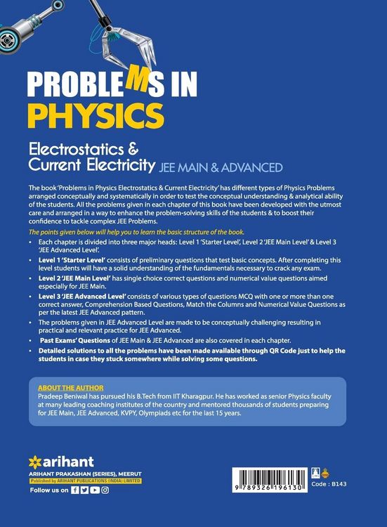 Produktbild: Problems In Physics Electrostatics & Current Electricity JEE Mains & Advanced