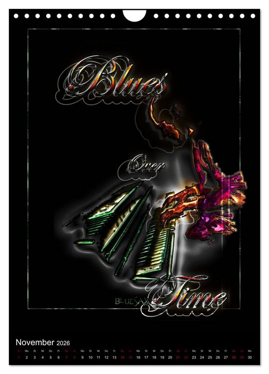 Produktbild: Jazz Ewig (Wandkalender 2026 DIN A4 hoch), CALVENDO Monatskalender