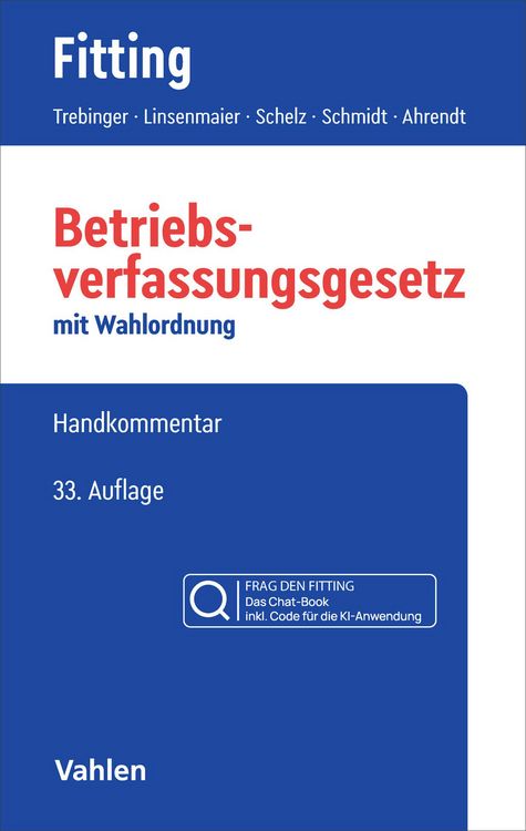 Produktbild: Betriebsverfassungsgesetz: BetrVG Chat-Book