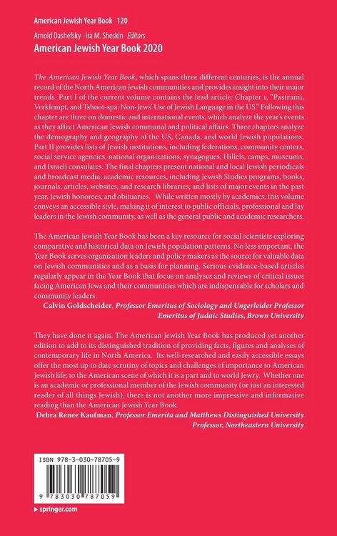 Produktbild: American Jewish Year Book 2020