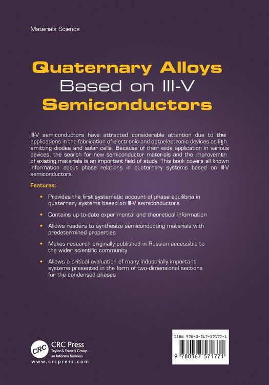Produktbild: Quaternary Alloys Based on III-V Semiconductors
