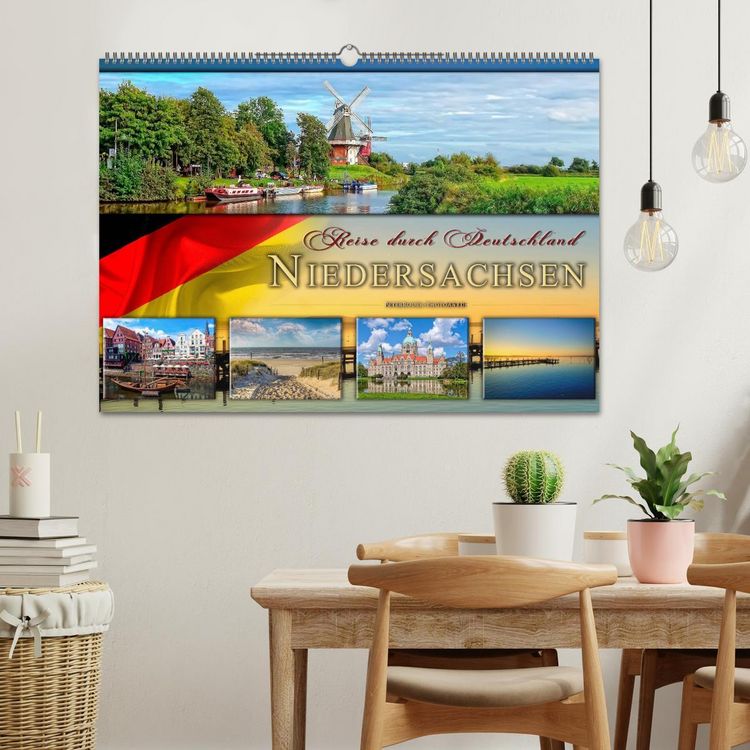 Produktbild: Reise durch Deutschland - Niedersachsen (Wandkalender 2026 DIN A2 quer), CALVENDO Monatskalender