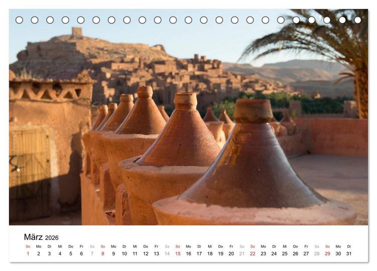 Produktbild: M&auml;rchenhaftes Marokko (Tischkalender 2026 DIN A5 quer), CALVENDO Monatskalender