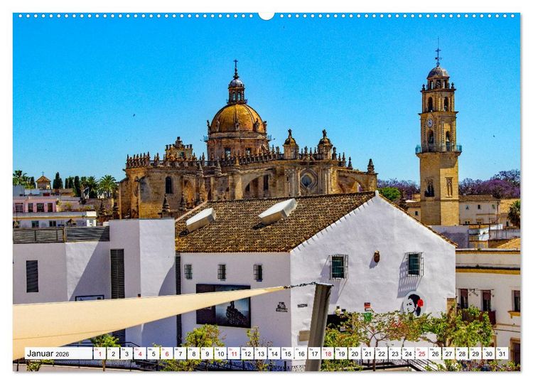 Produktbild: Ein Herz f&uuml;r Andalusien (Wandkalender 2026 DIN A2 quer), CALVENDO Monatskalender