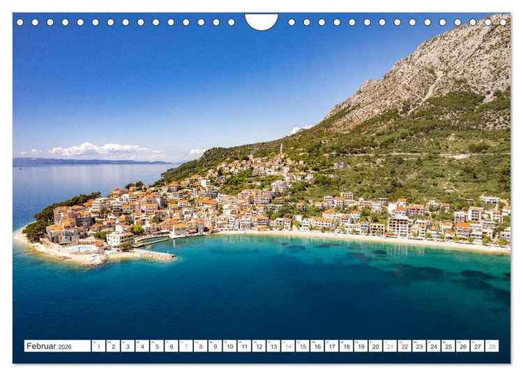 Produktbild: Kroatien von oben (Wandkalender 2026 DIN A4 quer), CALVENDO Monatskalender