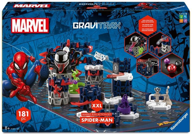 Produktbild: GraviTrax BASE Spider-Man - Action Set XXL