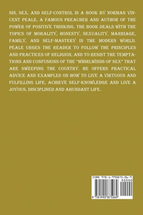 Produktbild: Sin, Sex and Self-Control