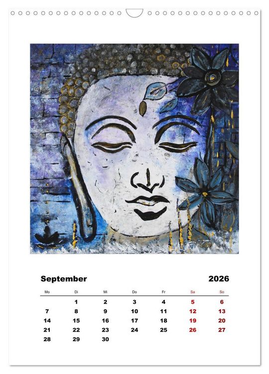 Produktbild: Buddha Relax (Wandkalender 2026 DIN A3 hoch), CALVENDO Monatskalender