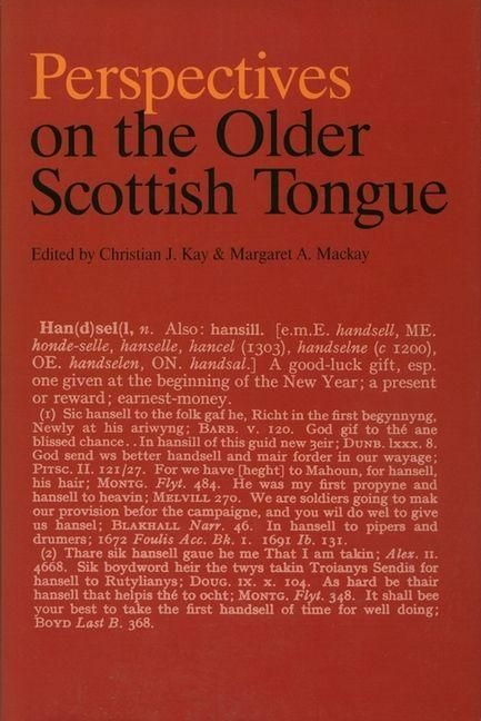 Produktbild: Perspectives on the Older Scottish Tongue